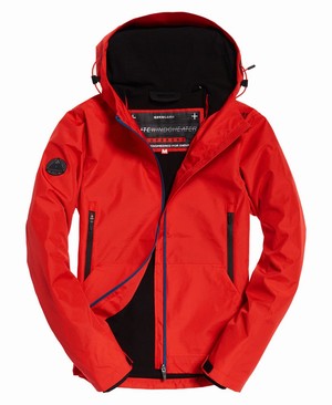 Superdry Arctic Elite SD-Windcheater Férfi Kabát Piros | LRDTU6421